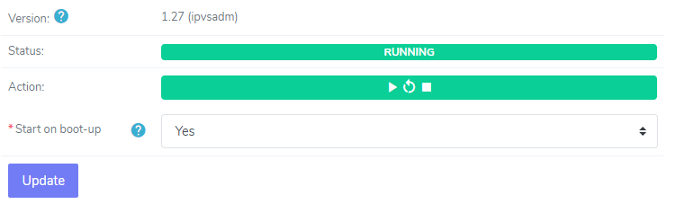 load balancer status