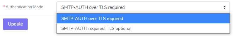 smtp alt port settings