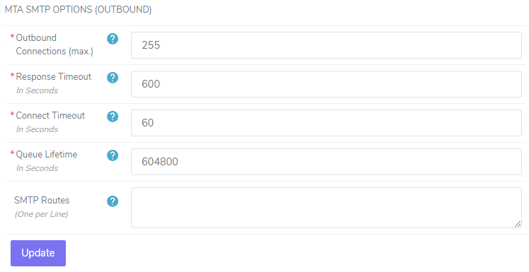 smtp outbound options