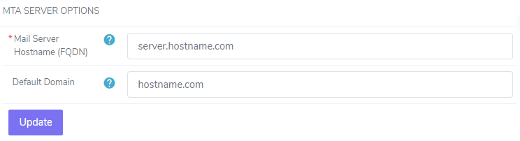 smtp server options