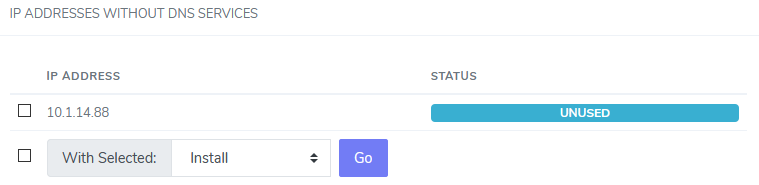install dns on ip form