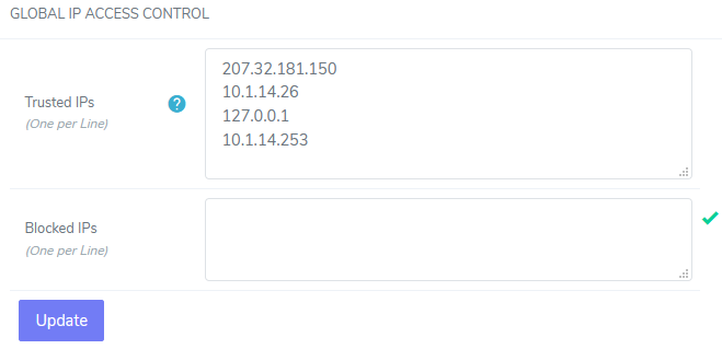firewall global ip settings