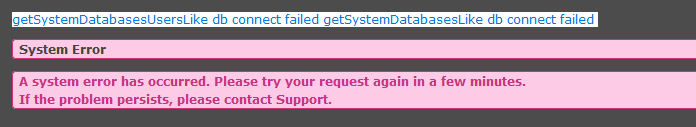 mysql remote page error