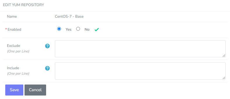 edit repository form