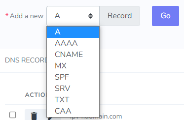 dns record type list