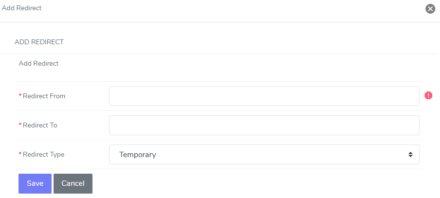 siteworx htaccess add redirect form