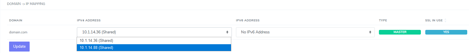 SiteWorx up mapping form