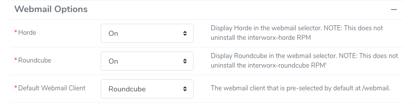 default mail client list