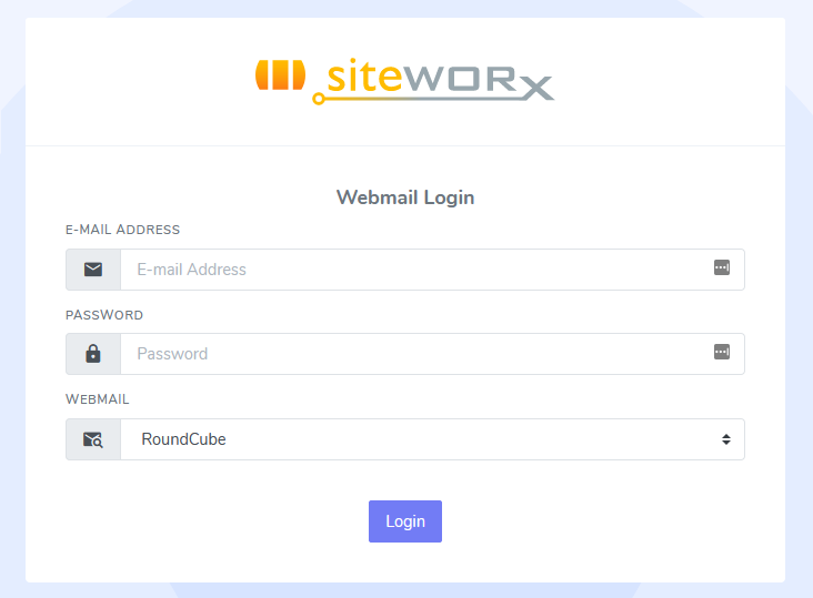 webmail login form