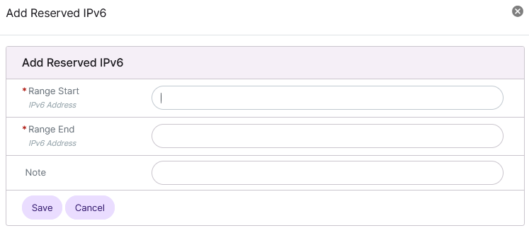 add reserved ipv6 form