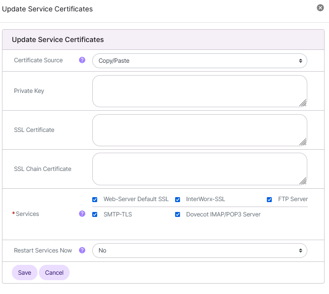 purchased service ssl cert