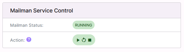 mailman status indicator