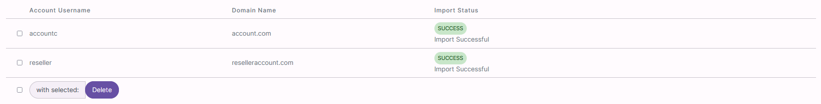 mass import success