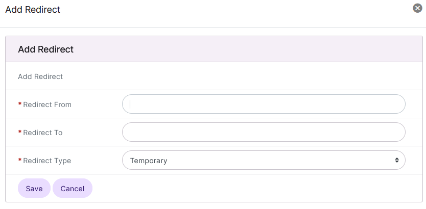 siteworx htaccess add redirect form