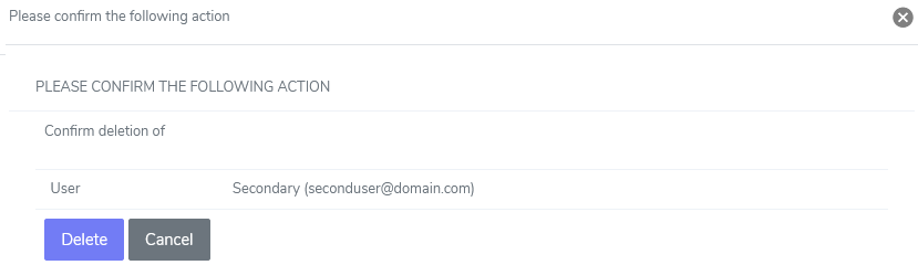 siteworx delete user form