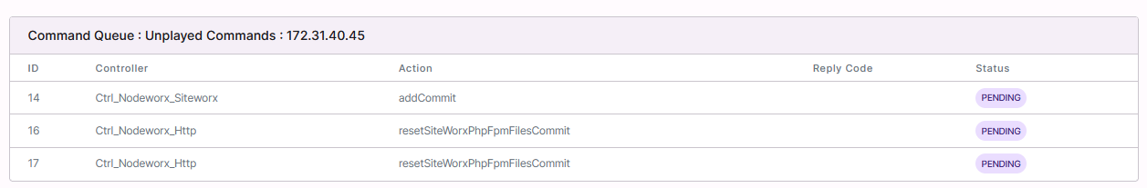 command queue
