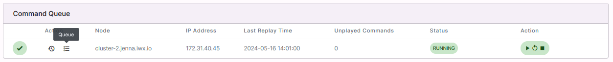 node status queue