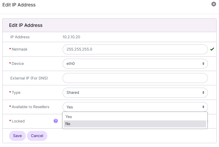 allow ip to reseller