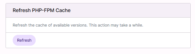 restart php-fpm