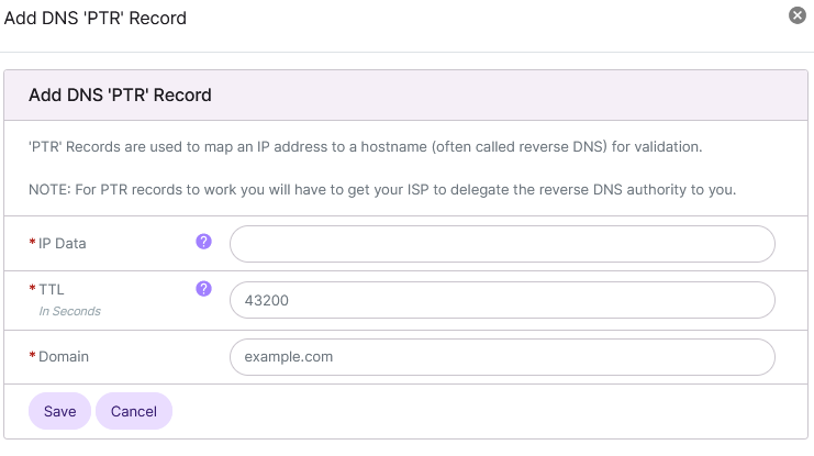 prt record add form