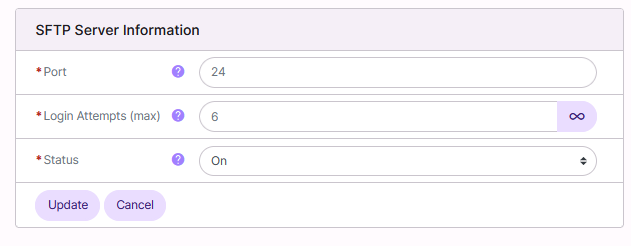sftp options