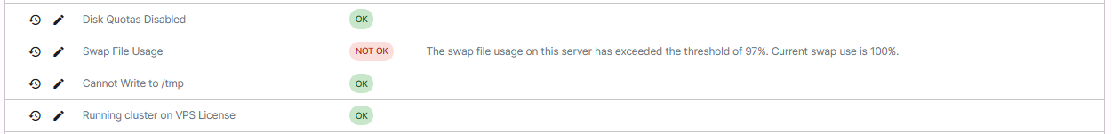 system health status