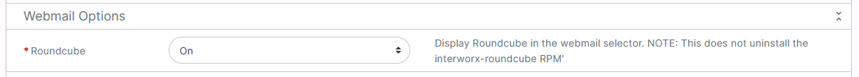 webmail option