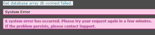 siteworx page error