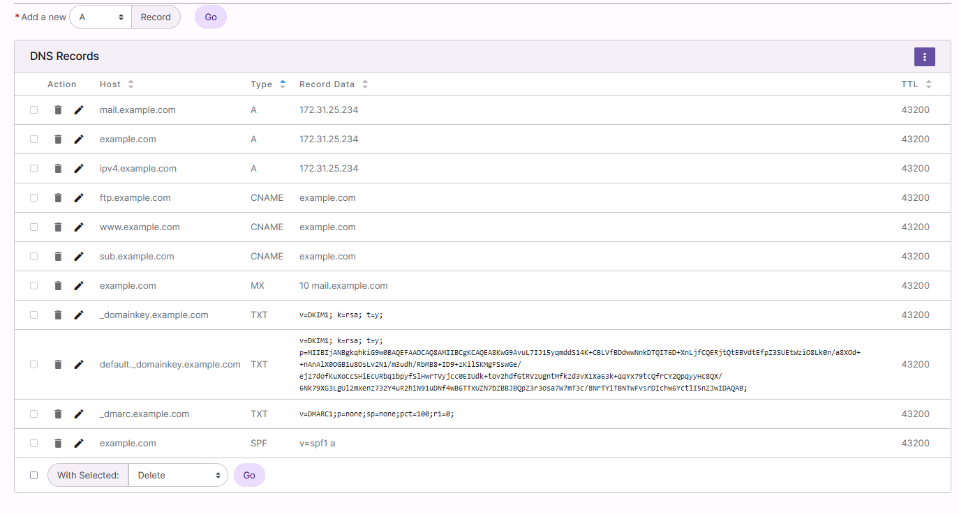 DNS Records