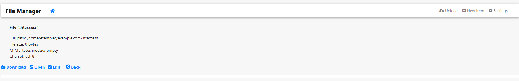 htaccess options
