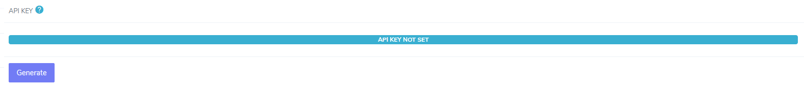 api key