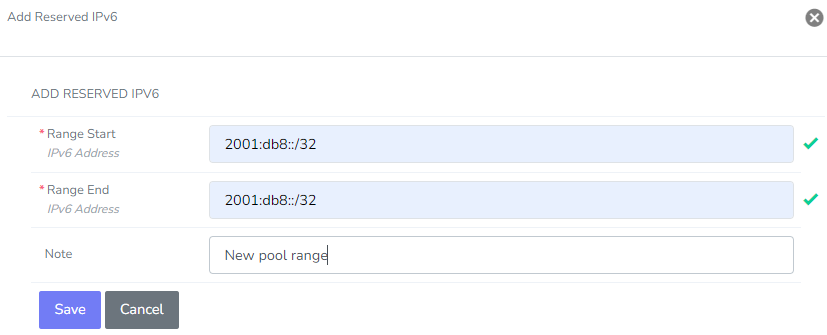 add reserved ipv6 form