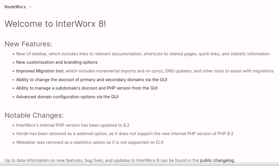 iw8 welcome page
