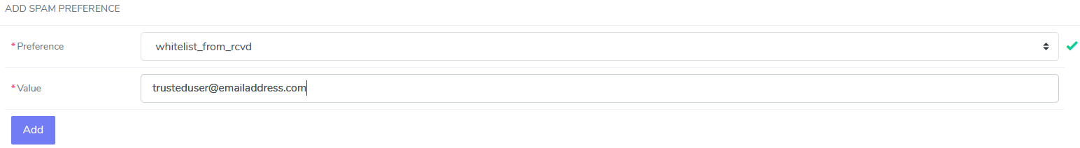 global whitelist setting