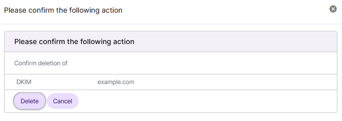 siteworx delete domain keys