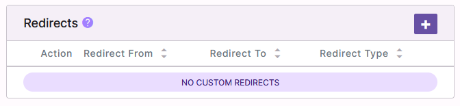 redirect options