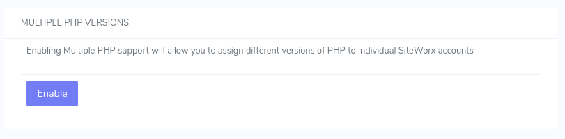 multiple php enable button